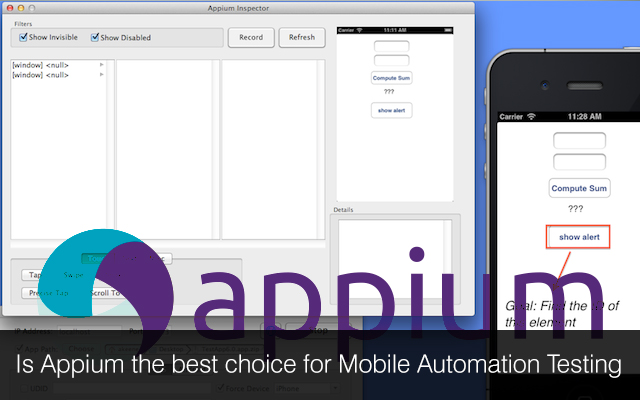 Appium testing, quality assurance testing, expert automation testers